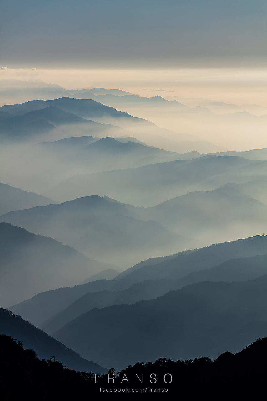Landscape | Taiwan | Layers of Mountains  | Hehuanshan, Taiwan