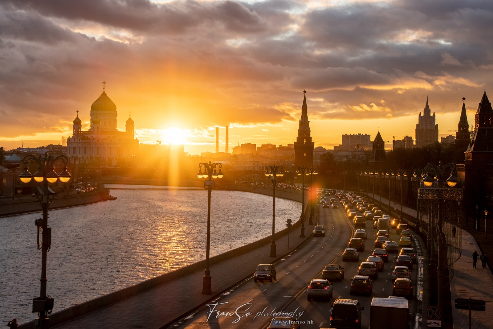 Cityscape | Overseas | Sunset Moscow | 