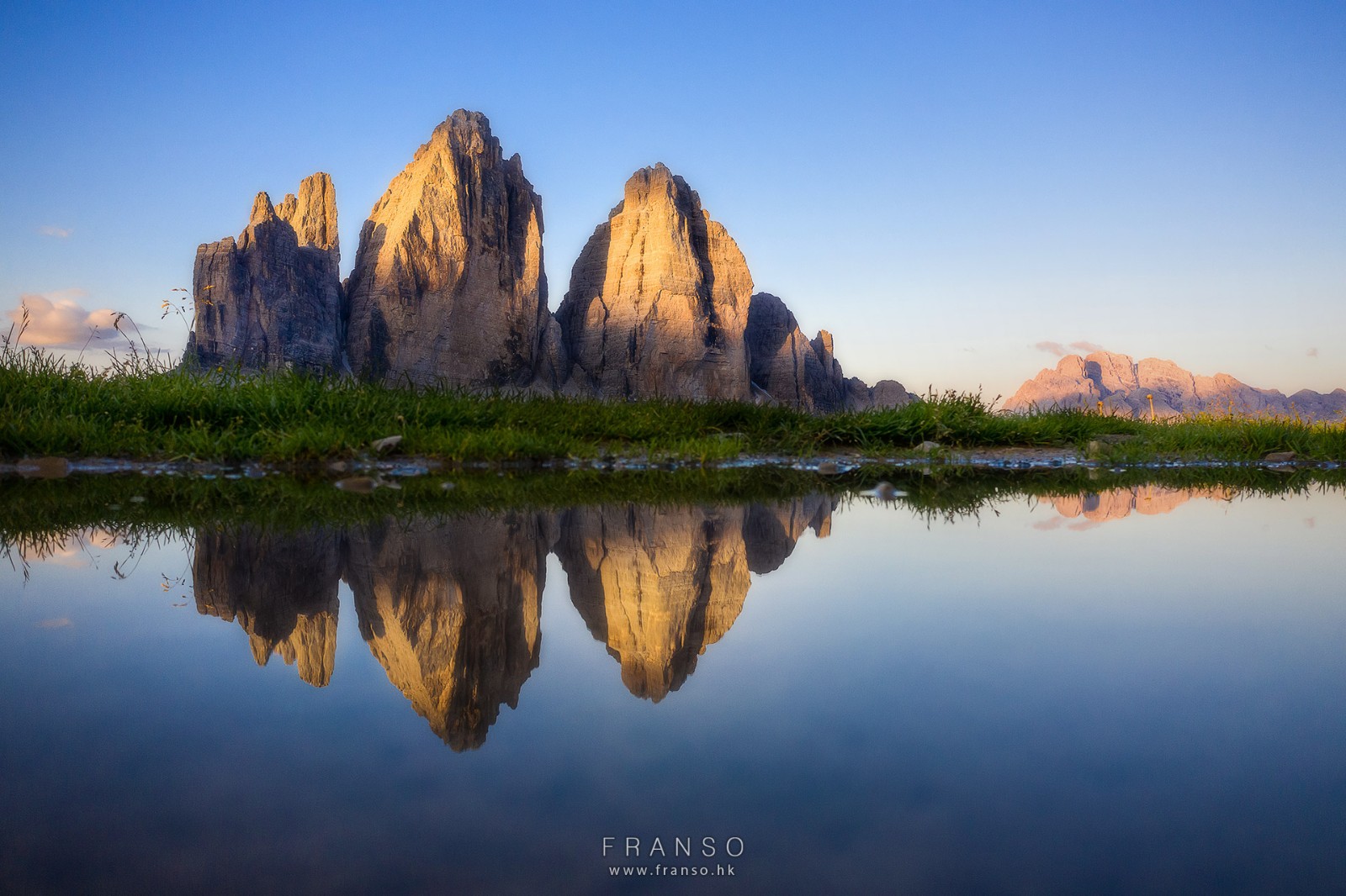 Landscape | Oversea | Reflection of Tre Cime  | Tre Cime di Lavaredo, Dolomites, Italy