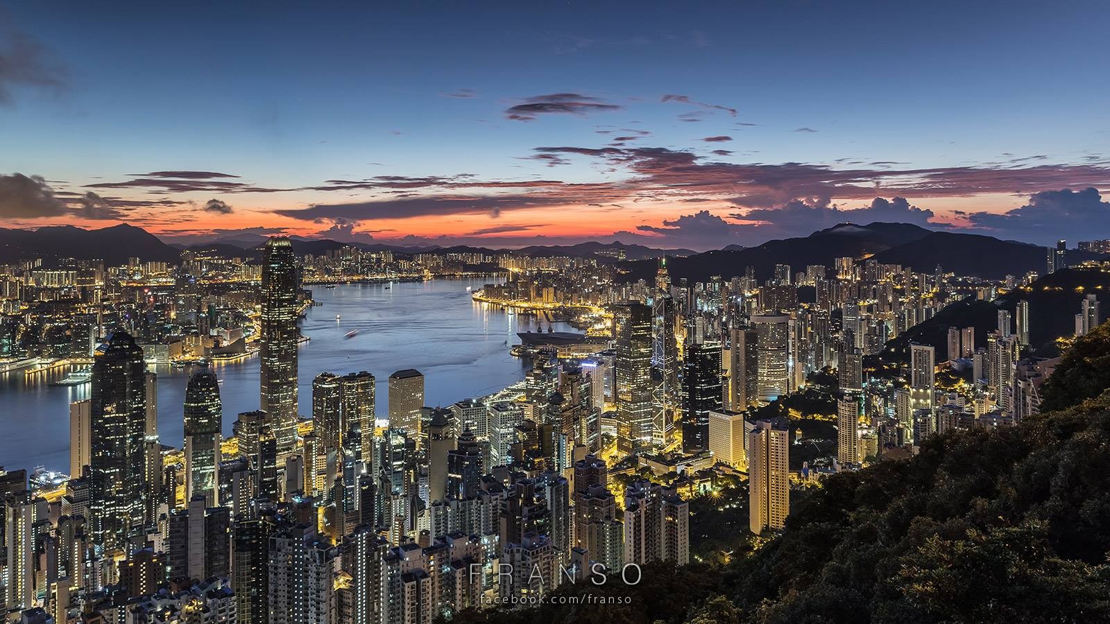 Cityscape | Hong Kong | Dawn | Lugard Road, The Peak