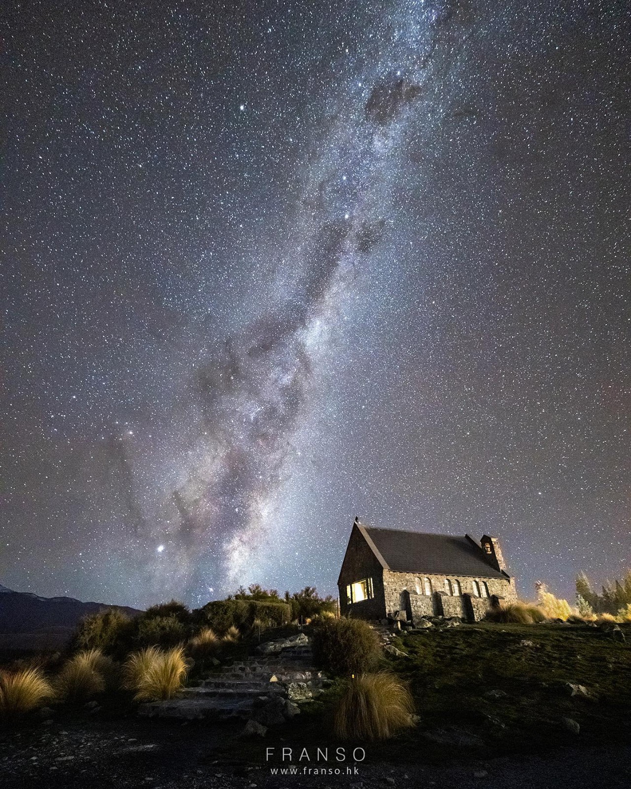 Starscape and Milkyway | Overseas | Milkyway and the church | Lake Tekapo, New Zealand