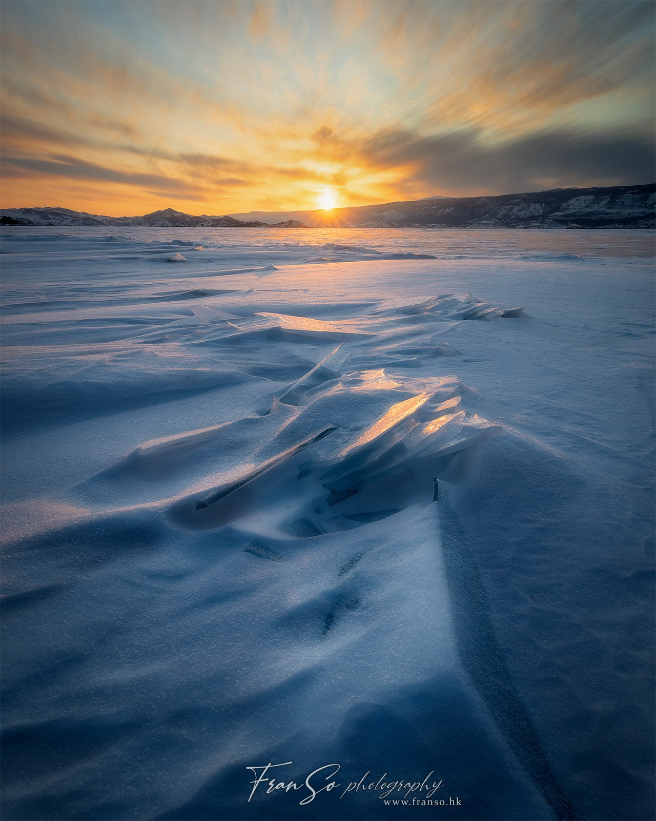 Landscape | Oversea | Sunset at Lake Baikal  | 
