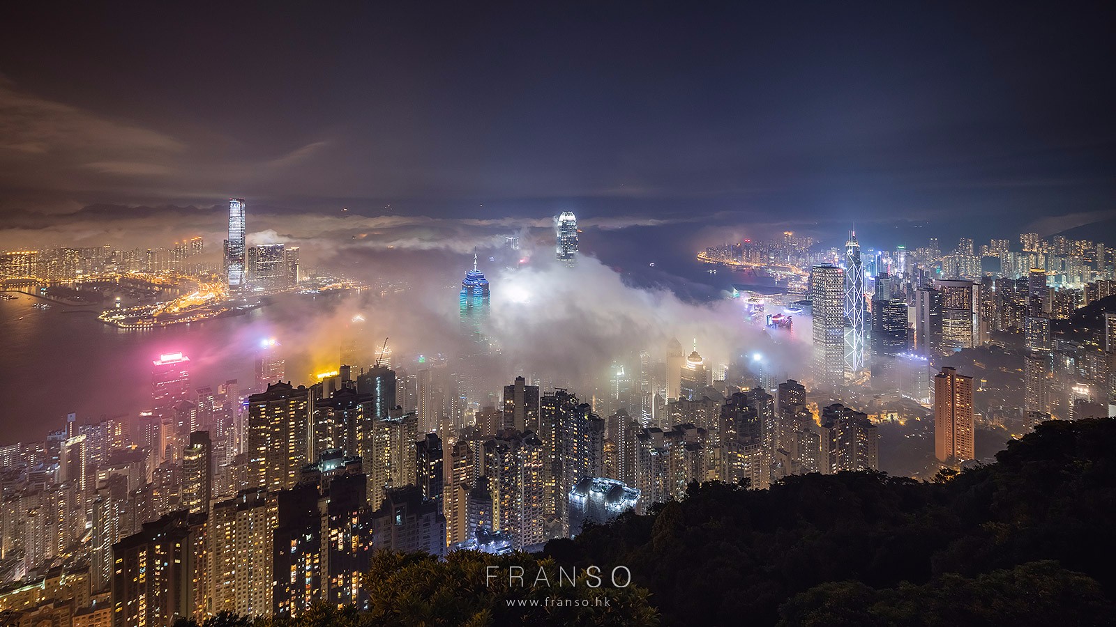 Cityscape | Hong Kong | Victoria in the mist | Victoria Harbour, Hong Kong